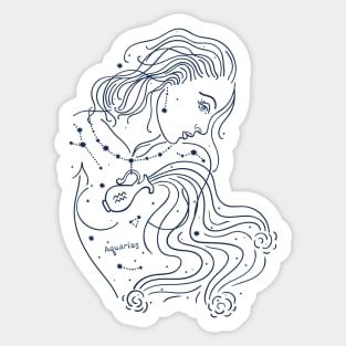 Aquarius Sticker